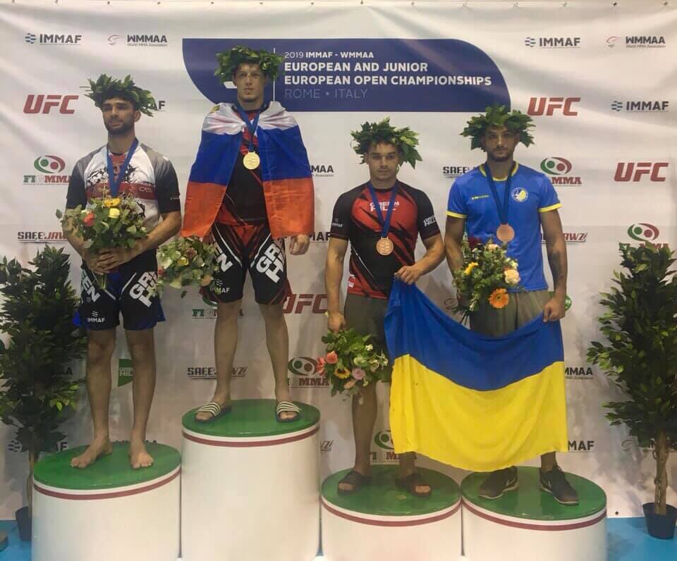 Прикарпатський боєць ММА здобув “бронзу” на чемпіонаті Європи в Італії (ФОТОФАКТ)