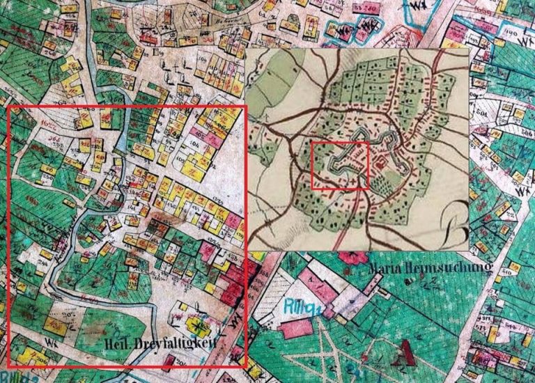 Як виглядали Богородчани на старих австрійських військових картах (ФОТО)