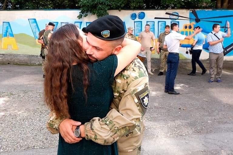 30 прикарпатських поліціянтів відбули на чергову ротацію в зону ООС (ФОТО)
