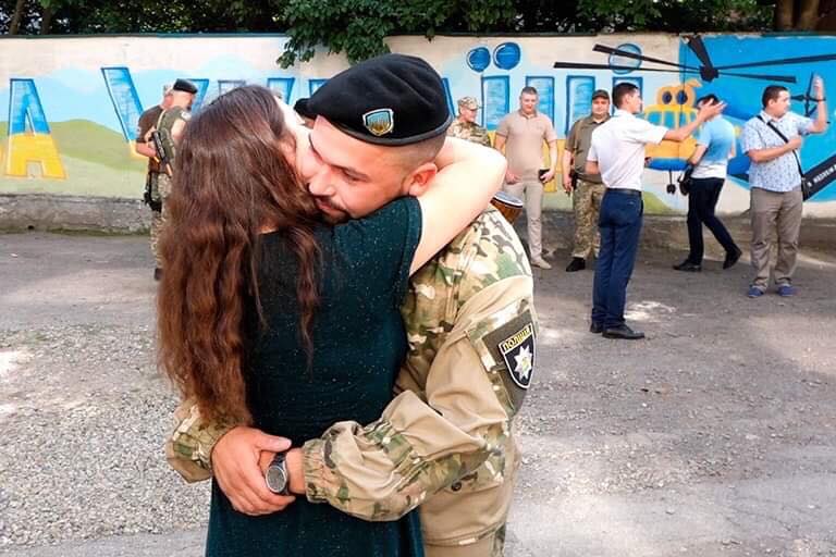 30 прикарпатських поліціянтів відбули на чергову ротацію в зону ООС (ФОТО)