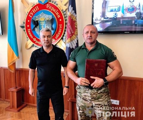 Подяку Прем’єр-міністра отримав франківський поліціянт (ФОТО)