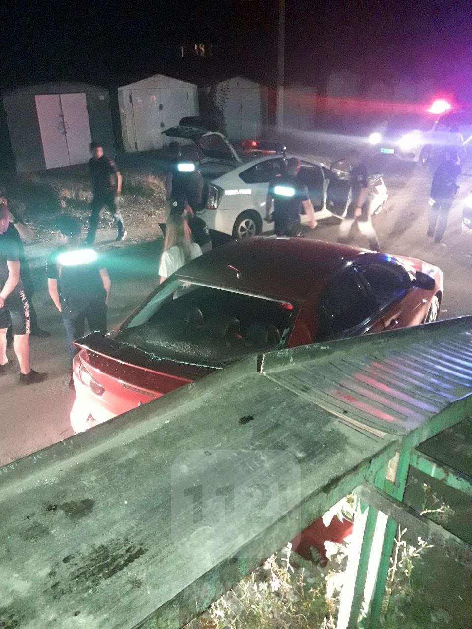 Вночі поліція влаштувала погоню за п’яним водієм: двоє правоохоронців травмовані (ФОТО)