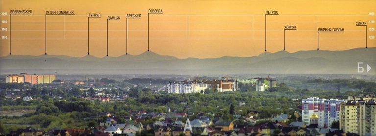 Франківець показав, як виглядають карпатські вершини з Вовчинецьких пагорбів (ФОТО)