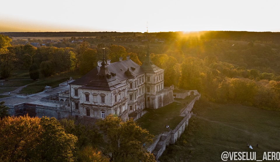 Франківець показав, як виглядає Підгорецький замок з неба (ФОТО)
