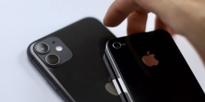 iPhone 11 порівняли з iPhone 4