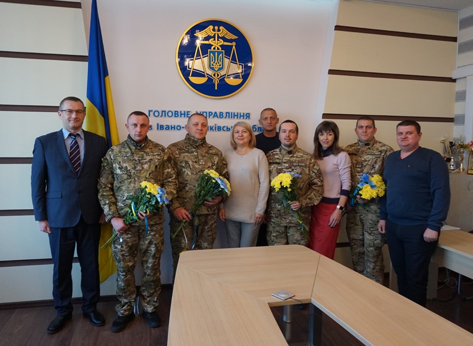 Прикарпатські податківці повернулися на ротацію із зони ООС (ФОТО)
