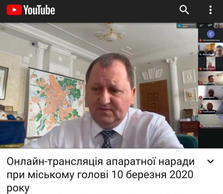Через загрозу коронавирусу мер міста Суми «самоізолювався»