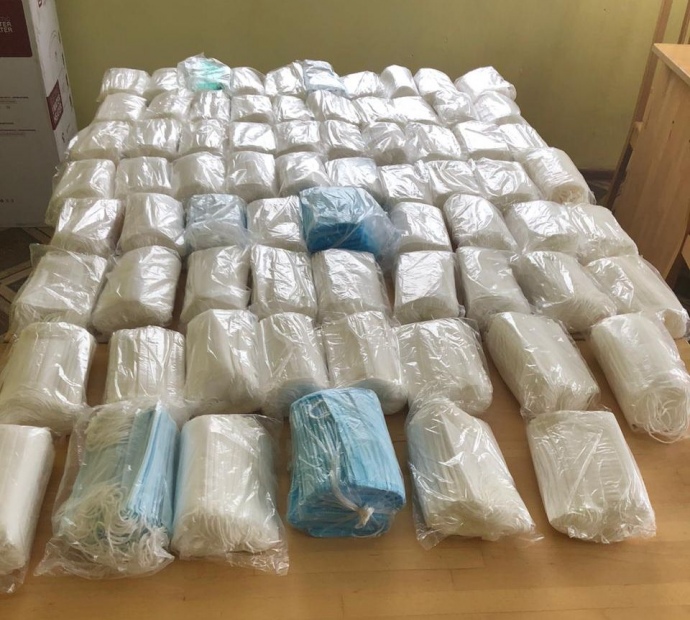 Кілька тисяч медичних масок хотіли підпільно вивезти з Закарпаття до Румунії (ФОТО)
