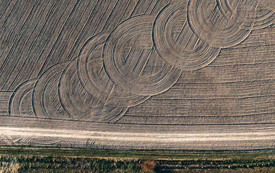 Франківський фотограф показав красу весняних полів з висоти пташиного польоту (ФОТО)