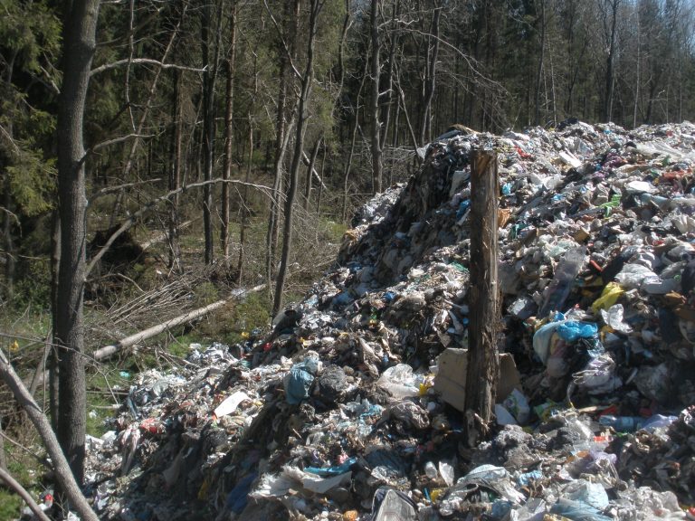 На Франківщині намагалися незаконно скинути львівське сміття (ФОТО)