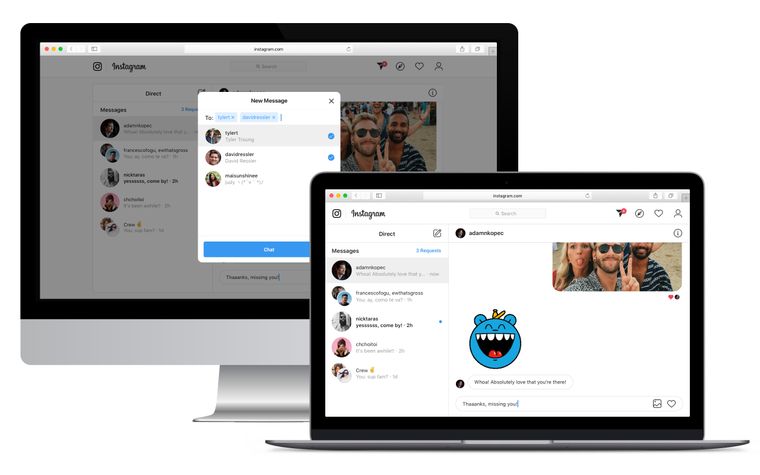 У веб-версії Instagram відтепер можна відправляти особисті повідомлення