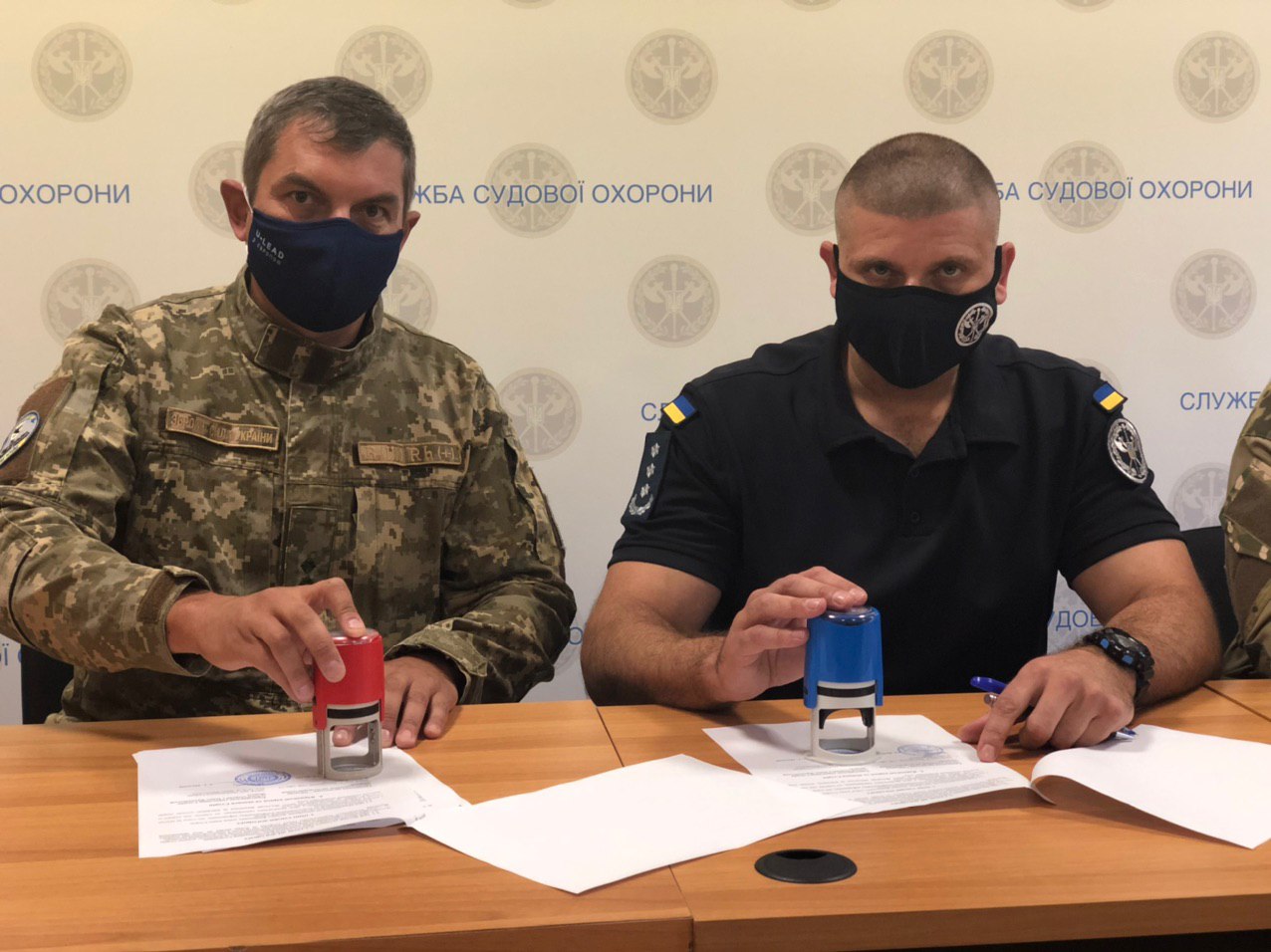Служба судової охорони Прикарпаття співпрацюватиме з обласною спілкою учасників АТО (ФОТО)