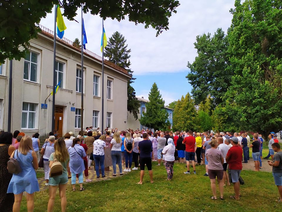 У Городенці провели мітинг через “червону зону” району (ФОТОФАКТ)