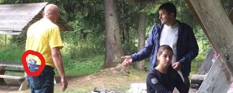 У Карпатах п’яний чоловік погрожував зброєю ветеранам АТО з дітьми (ФОТО, ОНОВЛЕНО)