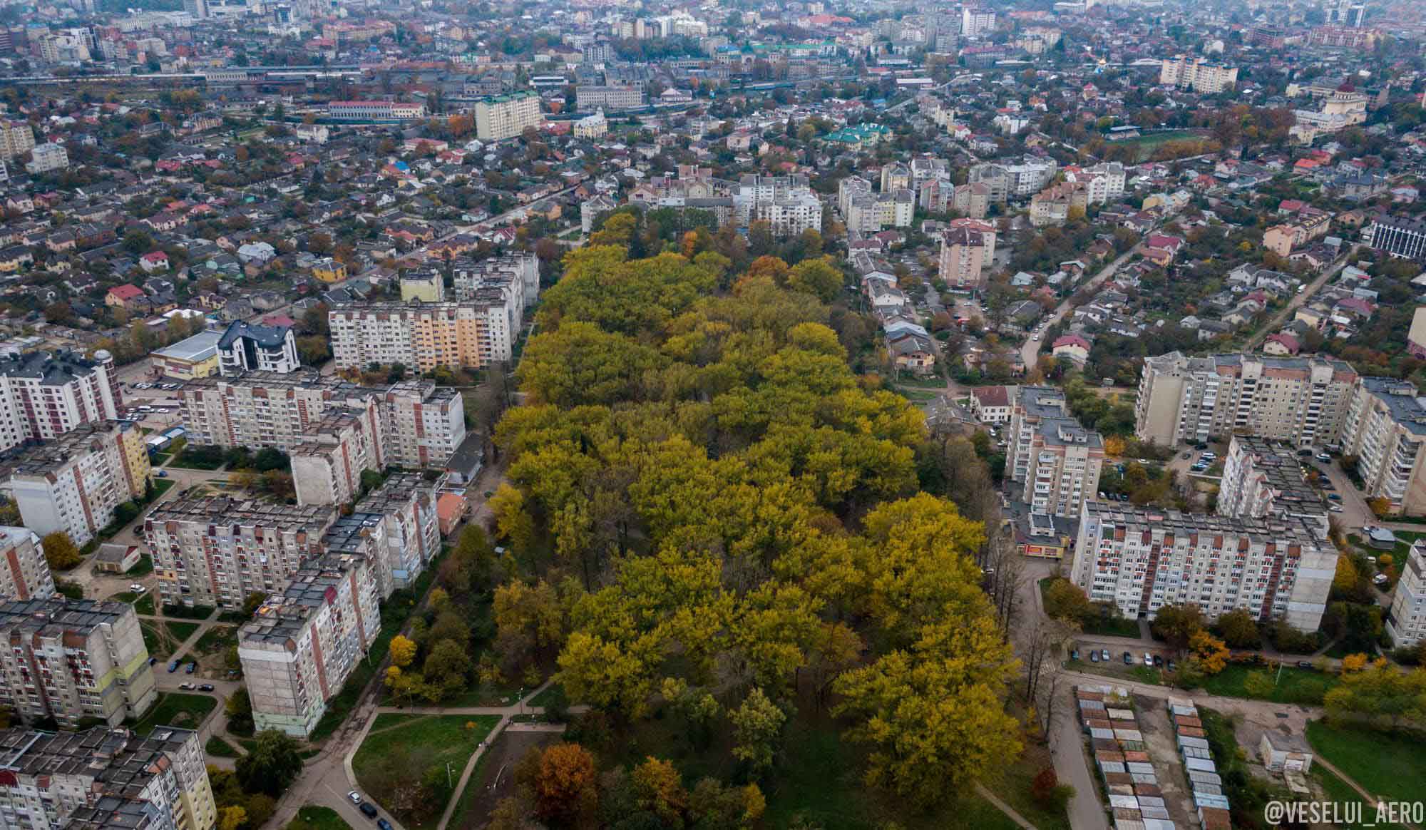 Майже Central Park: франківський парк Молодіжний показали з висоти (ФОТО)