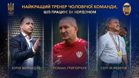 “Футбольні зірки-2020”: прикарпатець Григорчук – серед номінантів на найкращого українського тренера за кордоном
