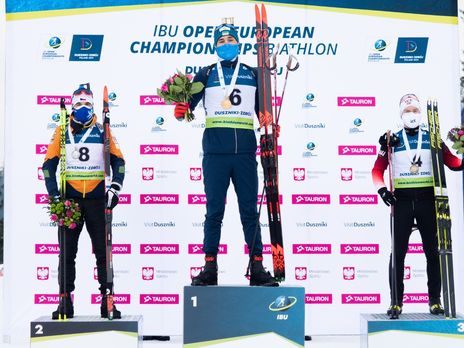 Українець Артем Прима здобув “золото” на чемпіонаті Європи з біатлону