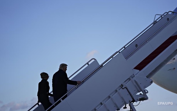 Трамп полетів, але обіцяв повернутися