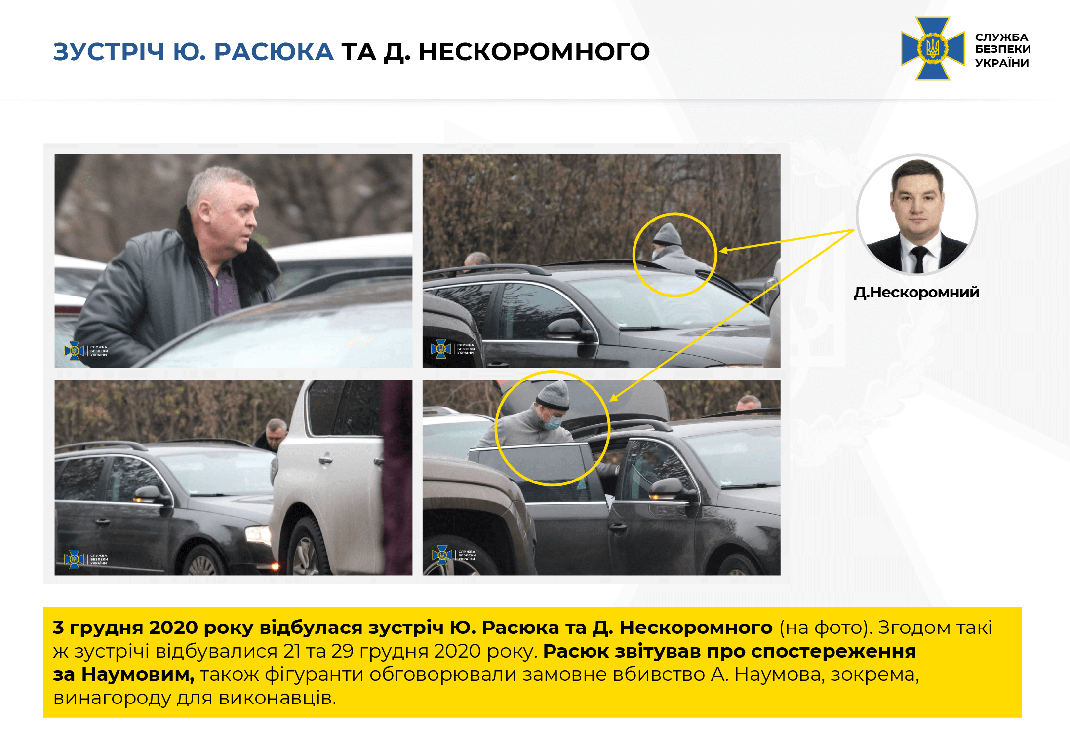 Оприлюднено докази причетності колишнього першого заступника голови СБУ до організації замовного вбивства