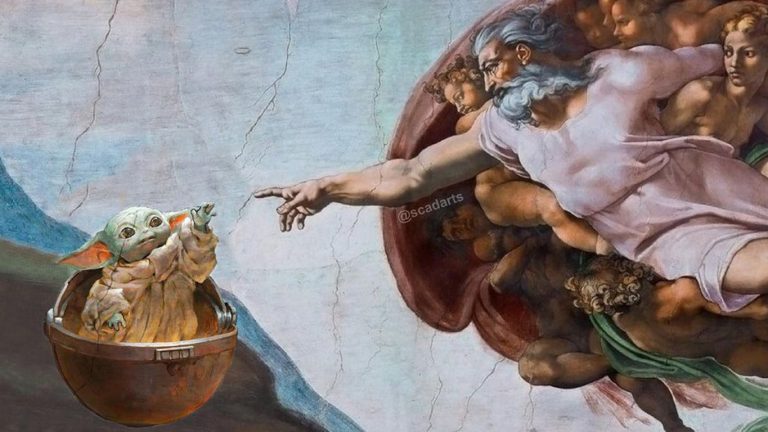 Дизайнер “хуліганить” над відомими картинами: тепер там Йода, Джокер і навіть вентилятор (ФОТО)