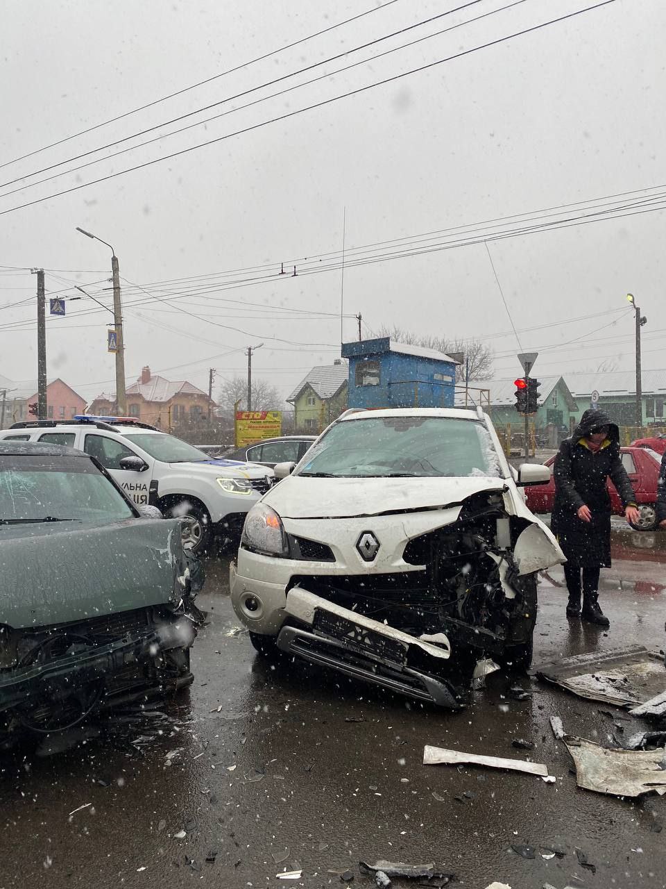 В ДТП на перетині Івасюка-Хоткевича постраждала 12-річна дитина (ФОТО)
