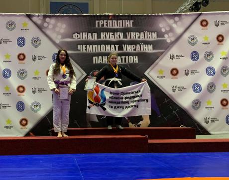 Коломиянка перемогла в Кубку України з грепплінгу серед дорослих