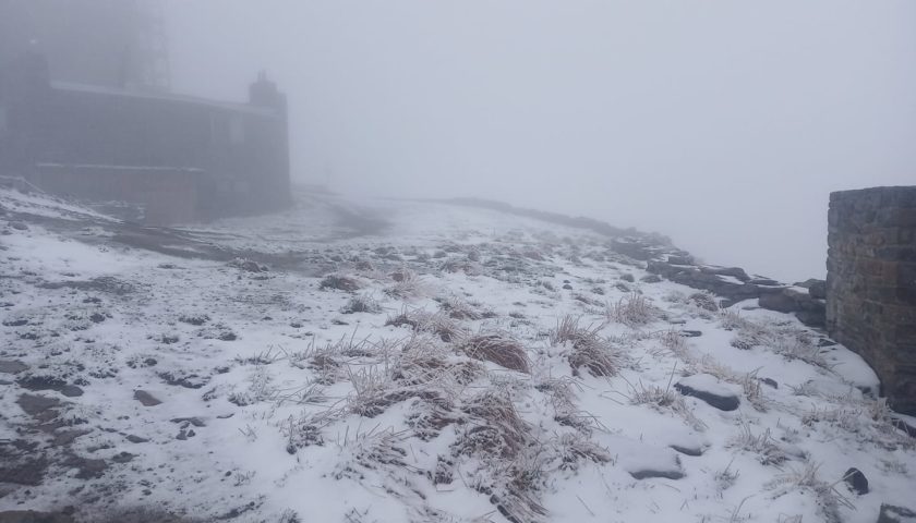 У переддень літа в Карпатах знову йде сніг (ФОТО)