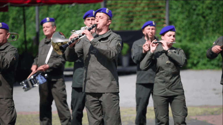 Оркестр Нацгвардії у Франківську виконав українські та світові хіти (ВІДЕО)