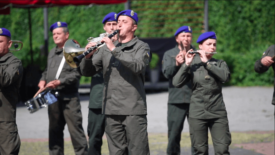 Оркестр Нацгвардії у Франківську виконав українські та світові хіти (ВІДЕО)