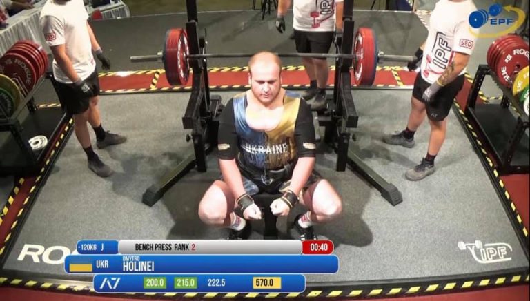 Коломиянин виборов “золото” на чемпіонаті Європи з паверліфтингу (ФОТО)