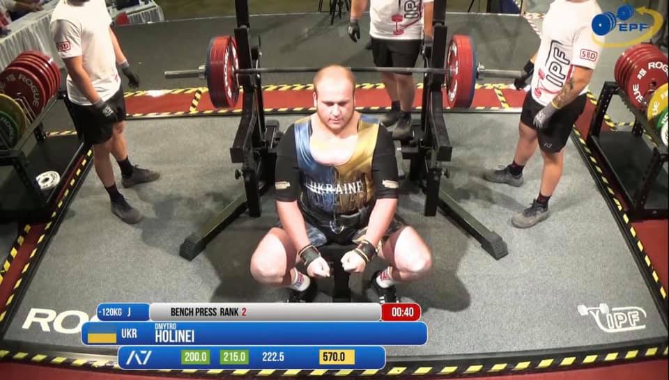 Коломиянин виборов “золото” на чемпіонаті Європи з паверліфтингу (ФОТО)