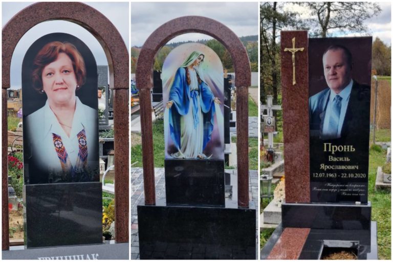 Довговічні та унікальні: перші пам’ятники зі скла встановив на Прикарпатті релокований з Маріуполя “Граніт” (ФОТО)