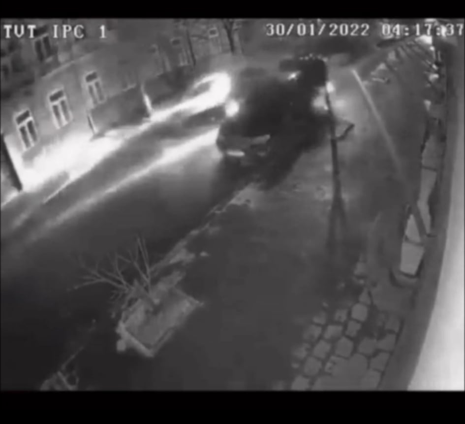 З’явилося відео моменту масштабної ДТП на Мазепи