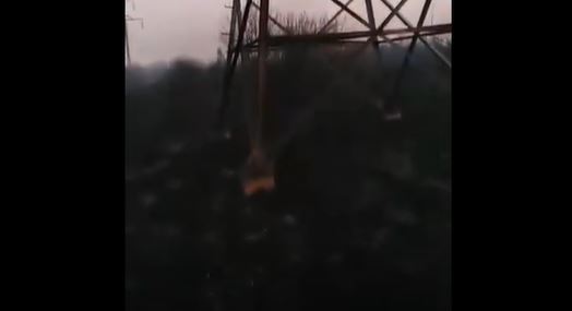 Як диверсія: через пожежу сухої трави під Калушем вимкнули живлення частини області (ВІДЕО)