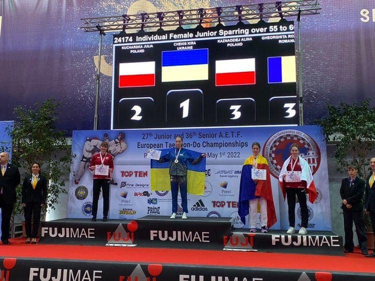 Ще три нагороди вибороли франківські таеквондисти на Чемпіонату Європи (ФОТО)