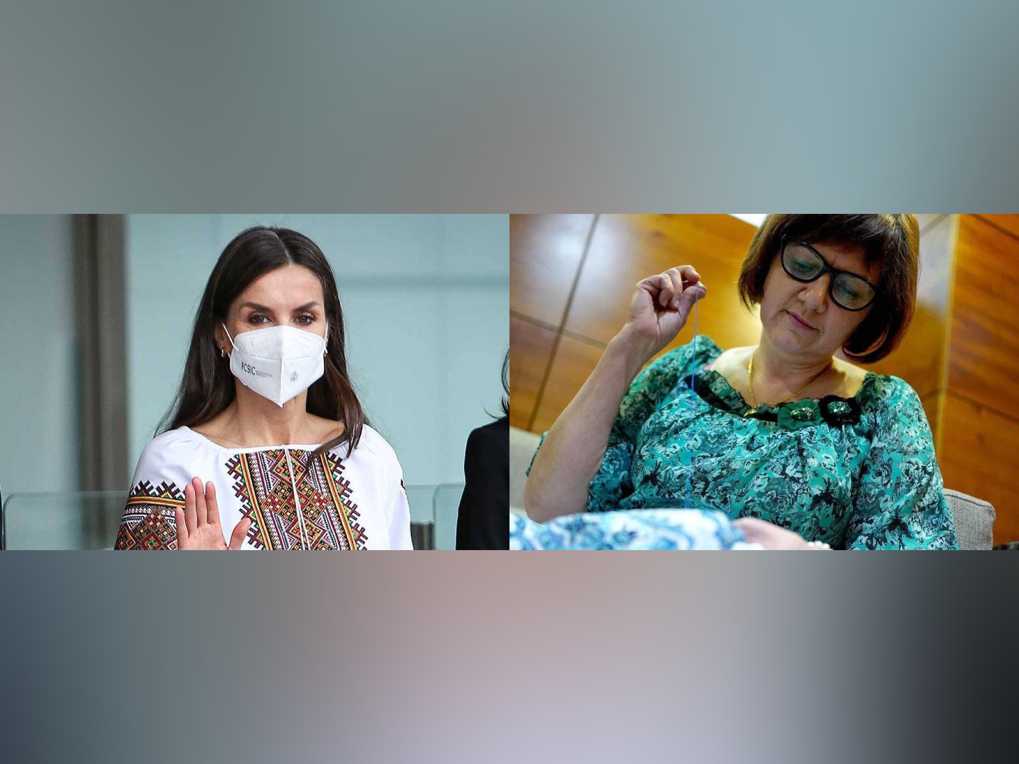 Королева Іспанії Летиція одягнула вишиванку, яку пошила франківка (ФОТО)