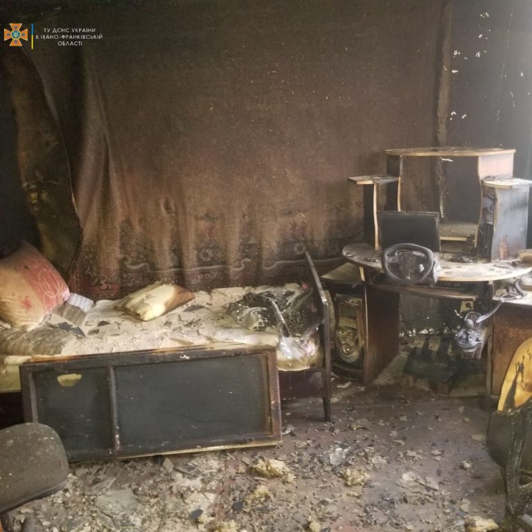 Вночі у селі під Галичем на місці пожежі виявили тіло чоловіка (ФОТОФАКТ)