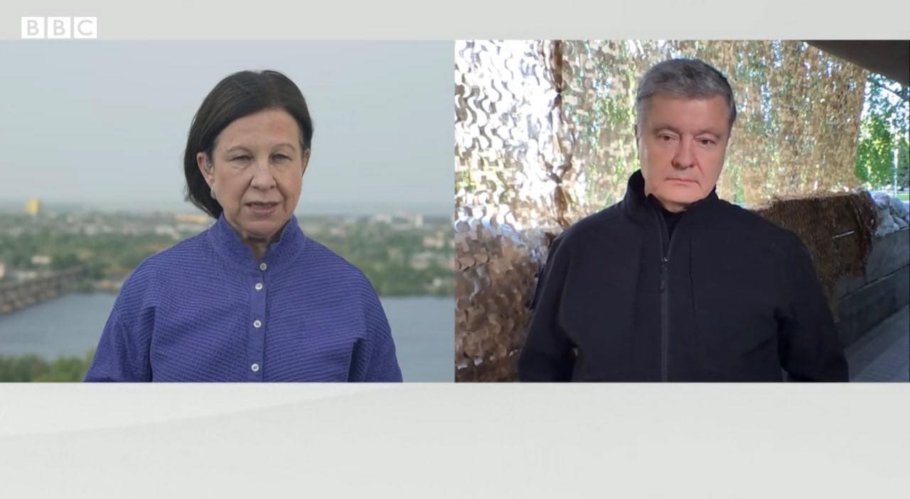 Порошенко на BBC: наша єдність всередині країни – це ефективна зброя проти путіна (ВІДЕО)