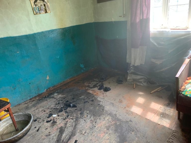 На Богородчанщині горів житловий будинок (ФОТО)