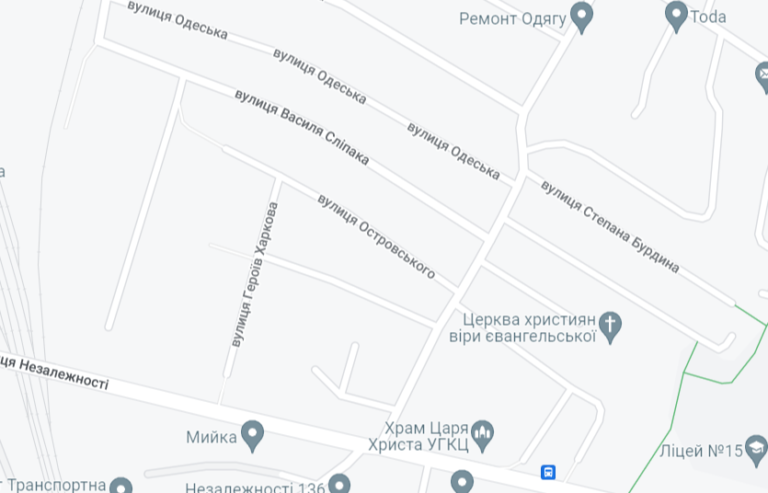 Google оновив назви вулиць в Івано-Франківську, але заплутався у їх перейменуваннях