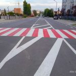 фото оновленої розмітки на Калуському шосе