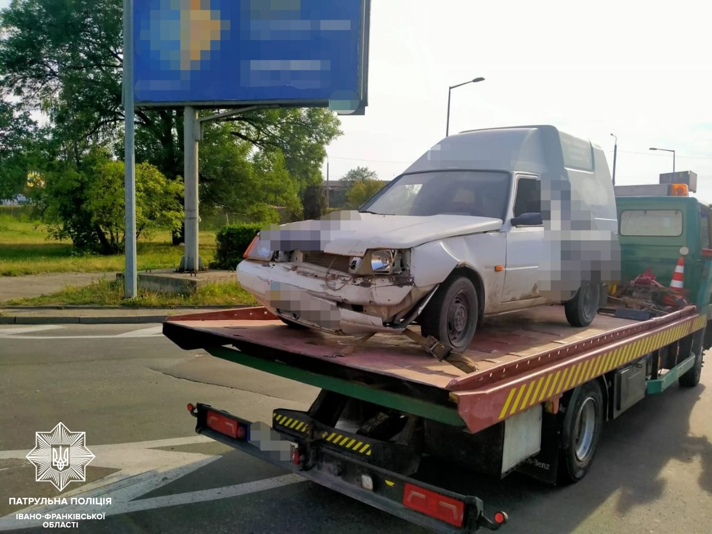 У Франківську п’яний водій на арештованому авто влаштував ДТП (ФОТО)