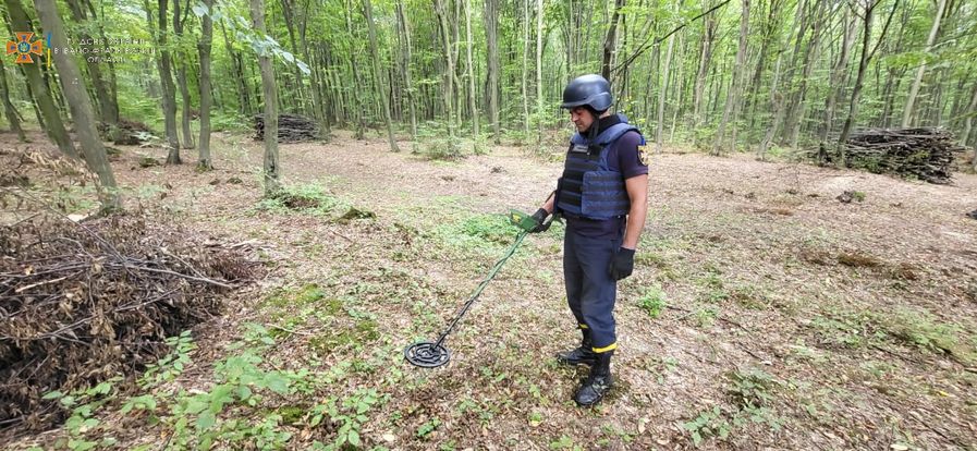 піротехніки знешкодили міни