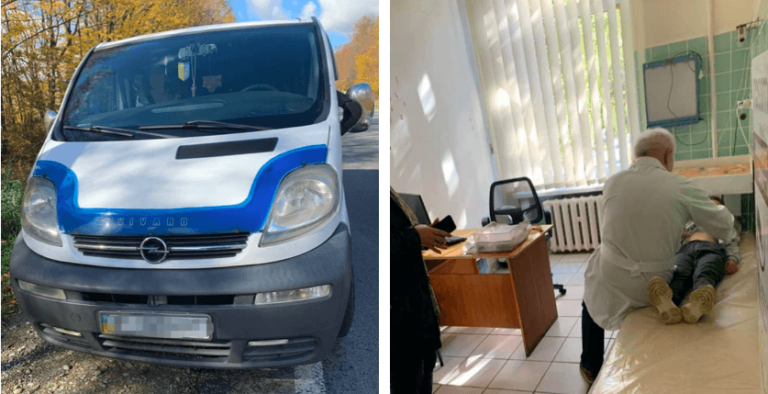 Прикарпатські патрульні супроводили до лікарні автомобіль з дитиною (ФОТО)