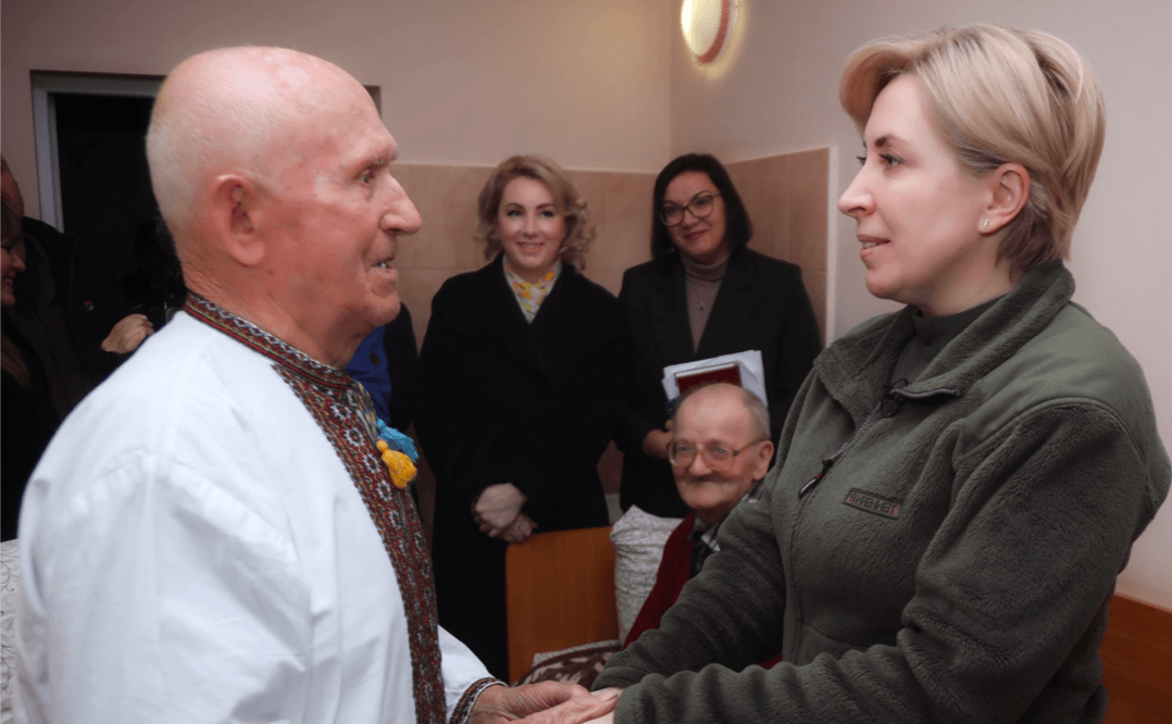 Ірина Верещук відвідала прикарпатський геріатричний пансіонат та місця проживання ВПО (ФОТО)