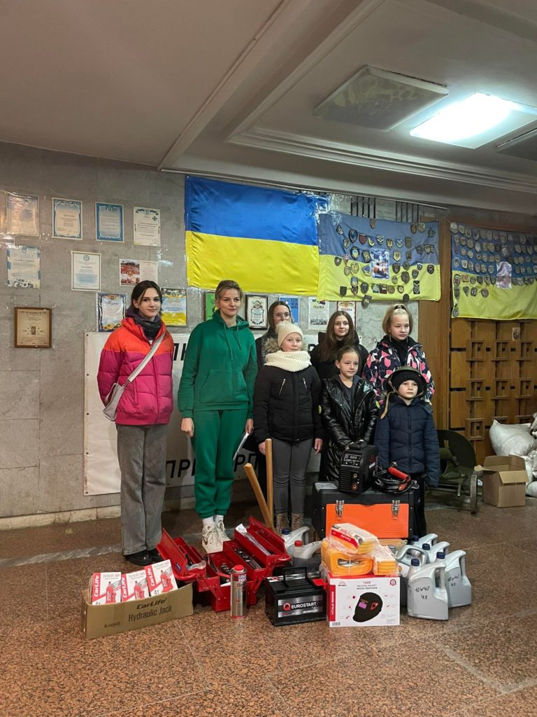 У Франківську діти військових зібрали 43 тисячі гривень для оборонців Бахмута