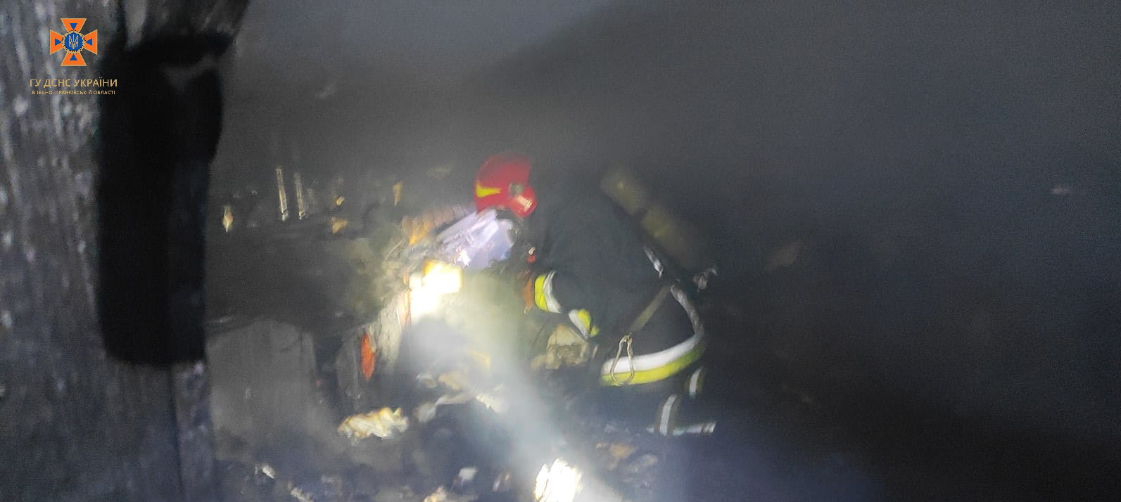 На пожежі у Верховині загинув чоловік (ФОТО)