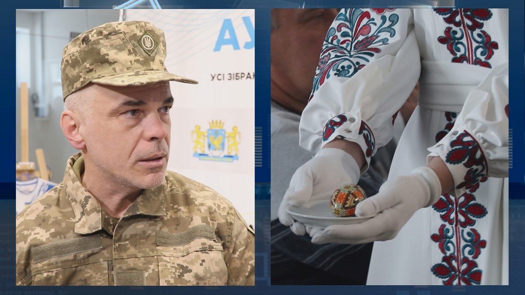 У Коломиї за 18 тисяч гривень продали писанку, створену воїном-писанкарем (ВІДЕО)