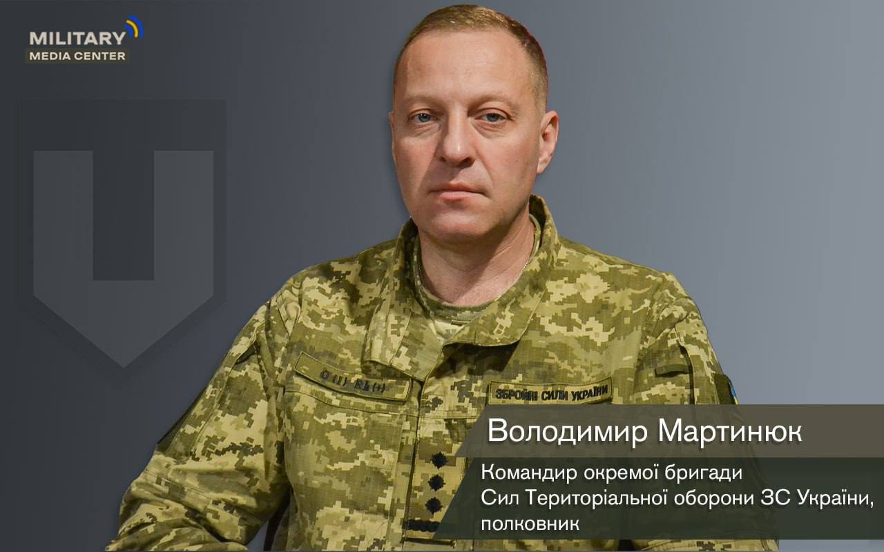 “Воїни змушують росіян перейти в оборону” – командир прикарпатської бригади ТрО Володимир Мартинюк