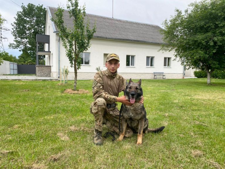 Був без свідомості: на Прикарпатті службова собака допомогла розшукати пенсіонера (ФОТО)